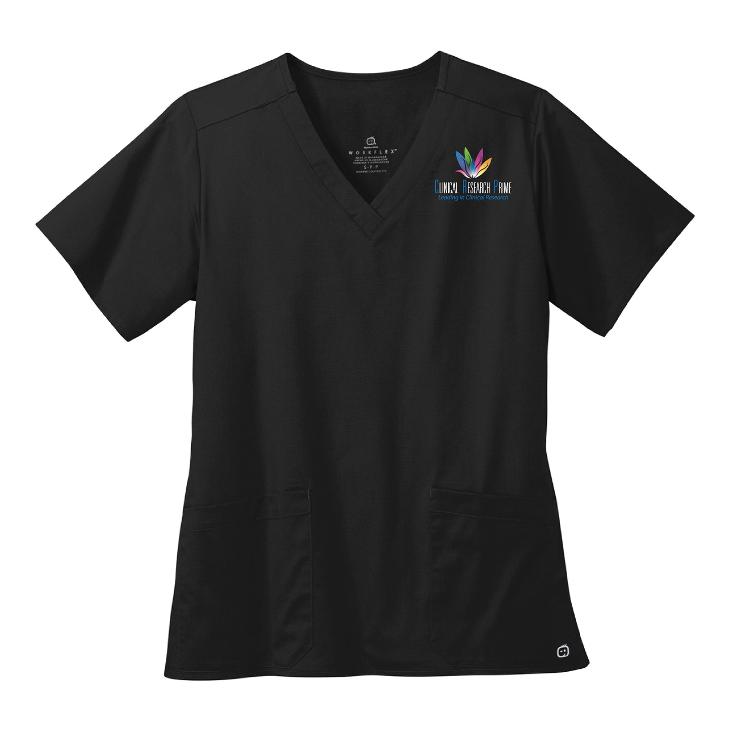 Clinical Research Prime - Standard Scrubs Women's WorkFlex V-neck Top