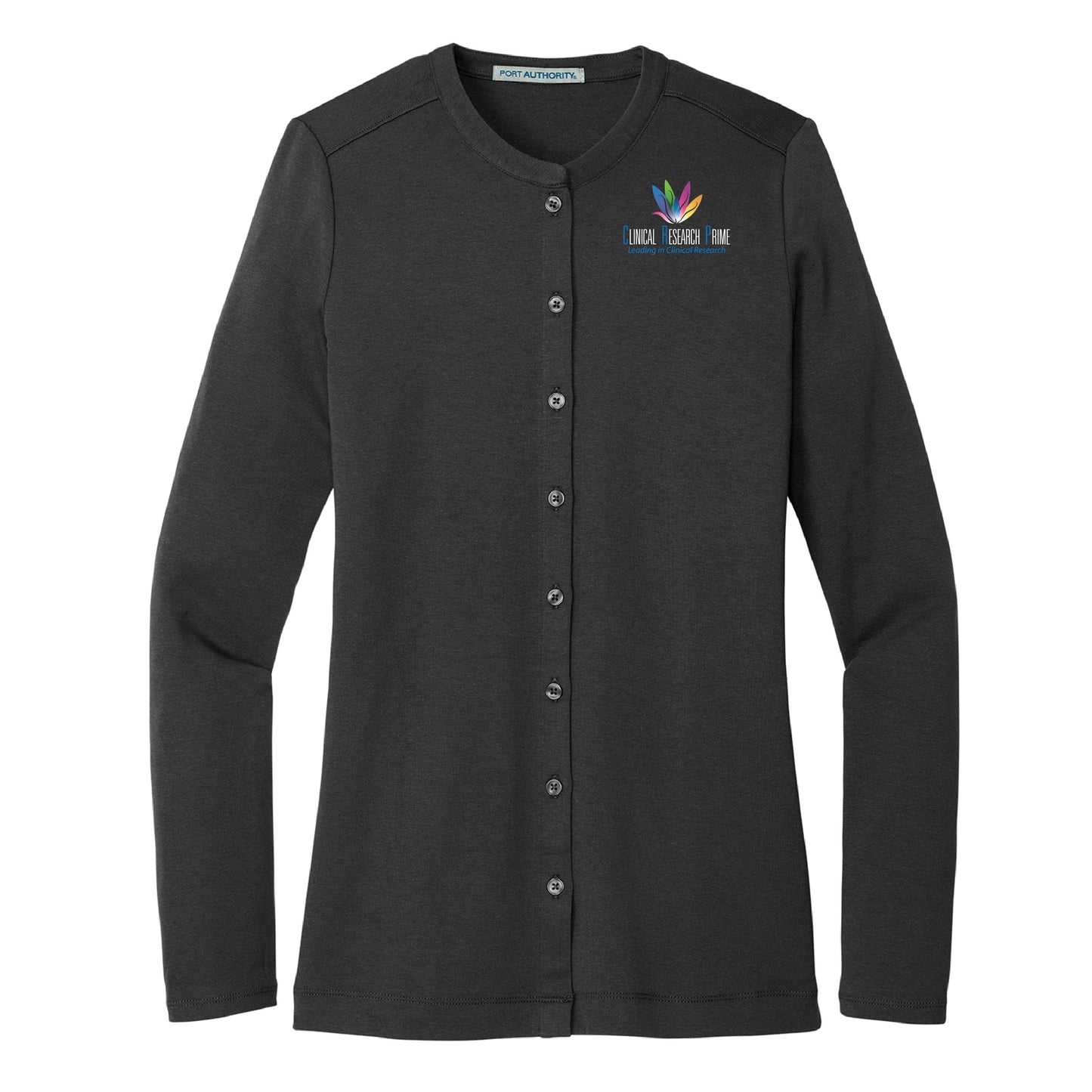 Clinical Research Prime - Women's Stretch Button-Front Cardigan