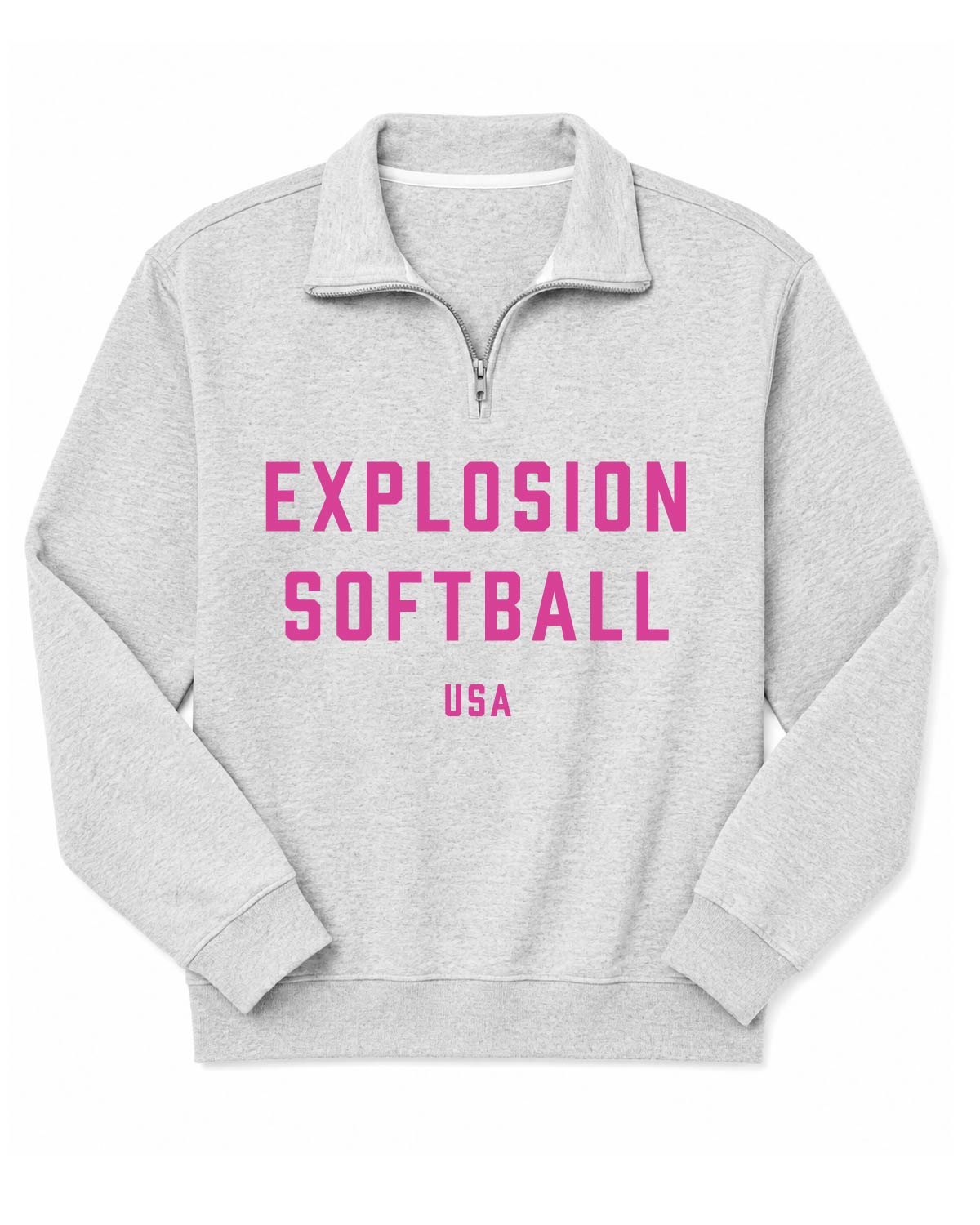 USA Explosion Softball - Quarter Zip Fleece - Explosion Softball - 995M