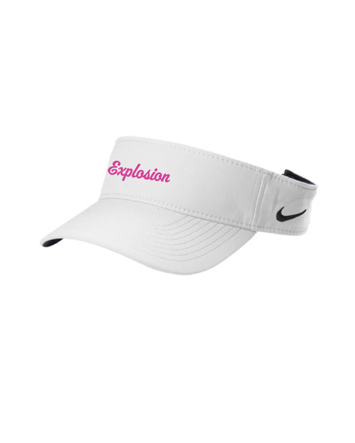 USA Explosion Softball - Embroidered Nike Dri-FIT Team Performance Visor - Explosion (cursive) - NKFB5675