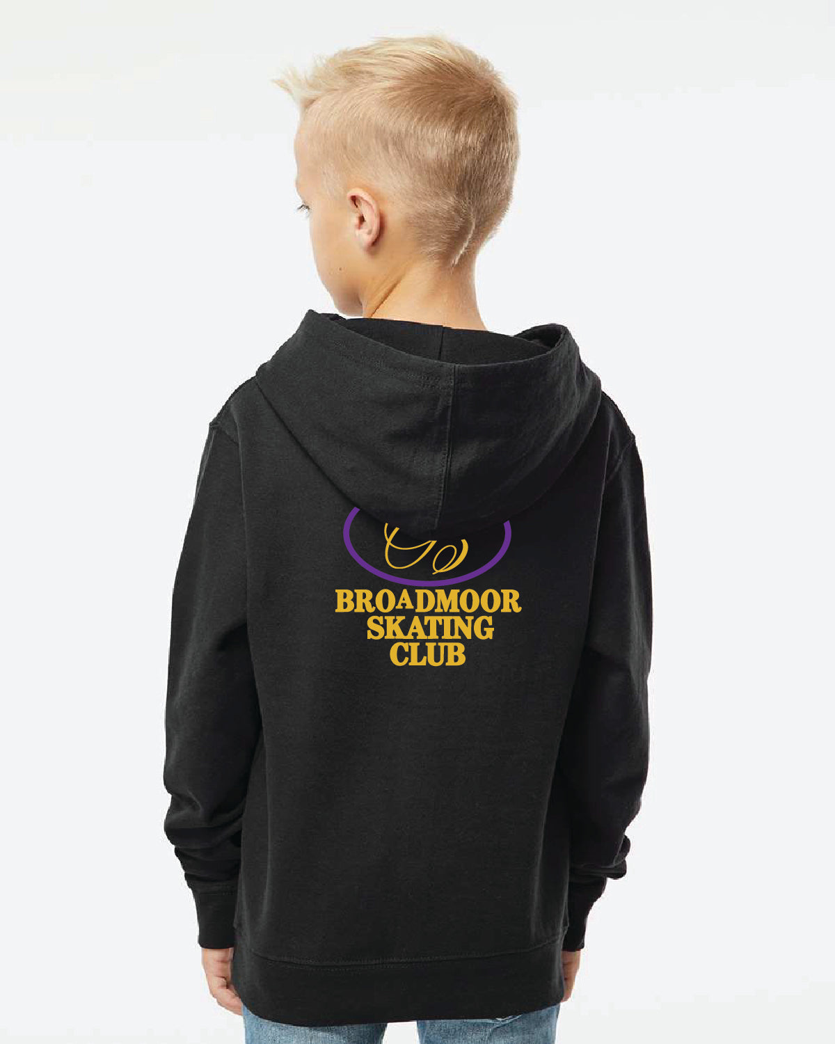 Broadmoor Skating - Printed - Pocket and Back Logo - Youth Independent Hoodie SS4001Y