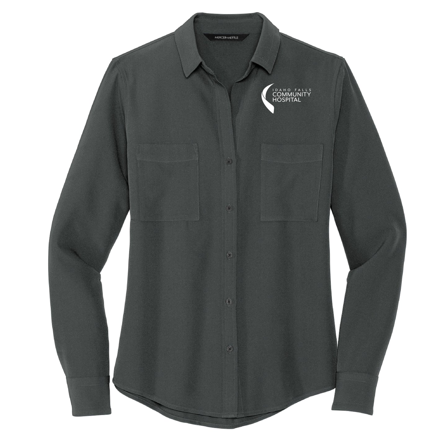 Idaho Falls Community Hospital (Dual Branded) - Women's Stretch Crepe LONG SLEEVE