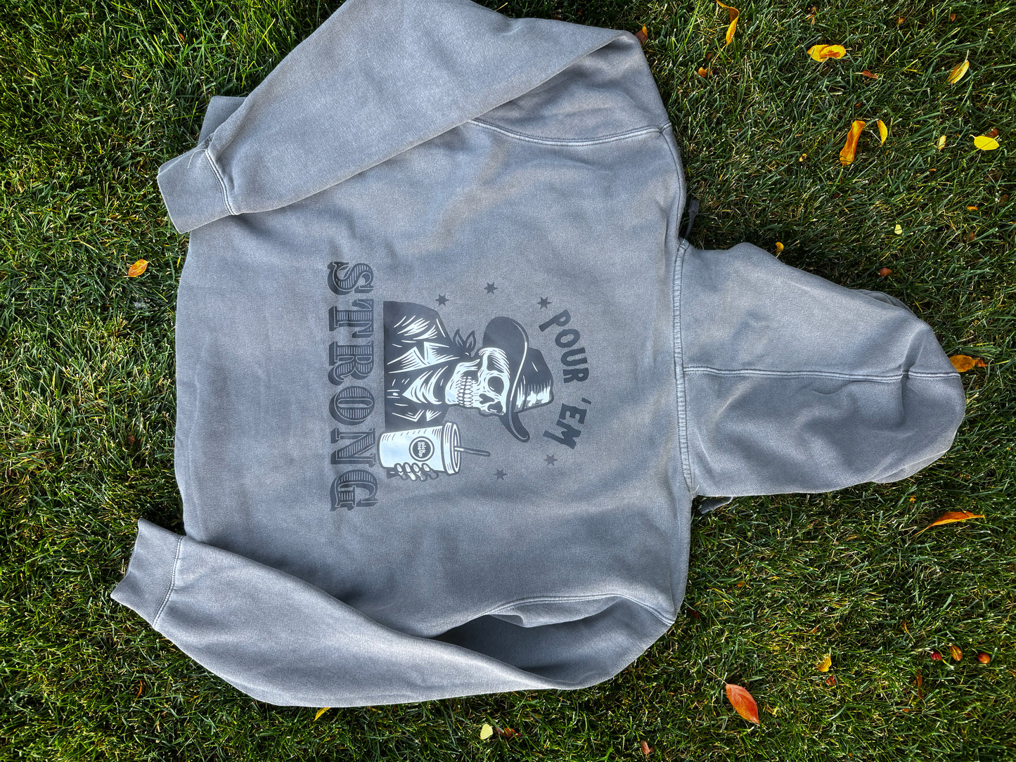 Pick Me Up - Pour Em' Strong - Pigment Hoodie