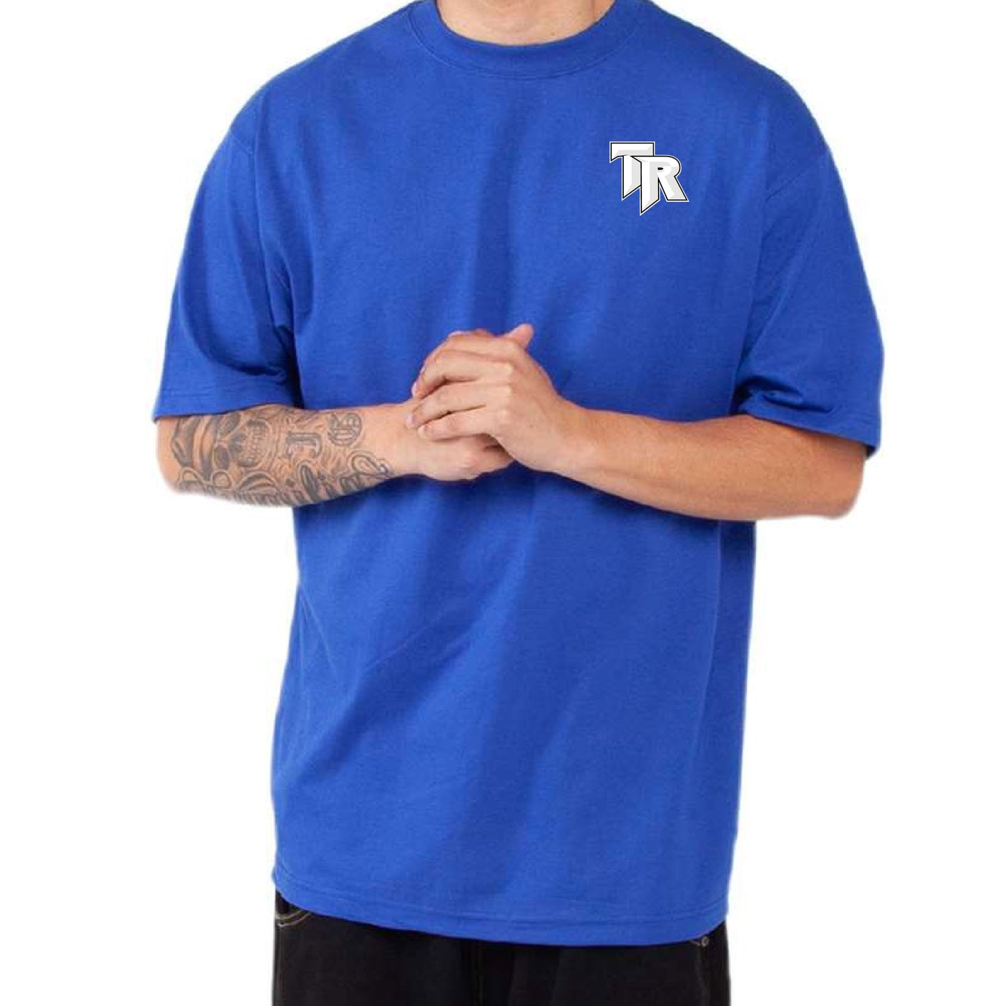 Thunder Ridge Football - On Game Days We Wear Blue - Royal Blue Shaka Tee