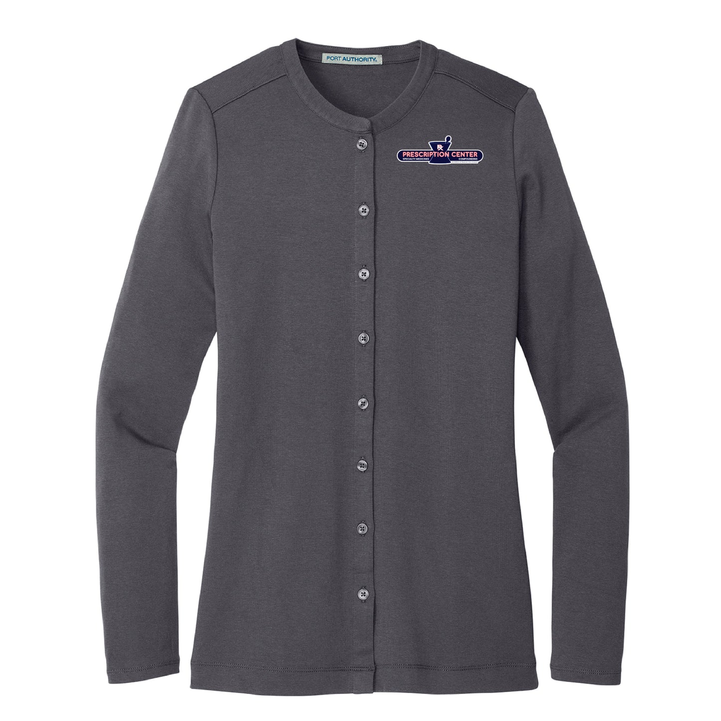 PCSMC (Prescription Center Specialty Medicines Compounding) - Women's Stretch Button-Front Cardigan