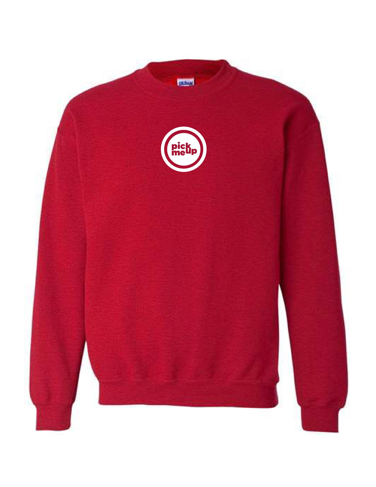 Pick Me Up Centered Logo - BASIC Fleece Crewneck