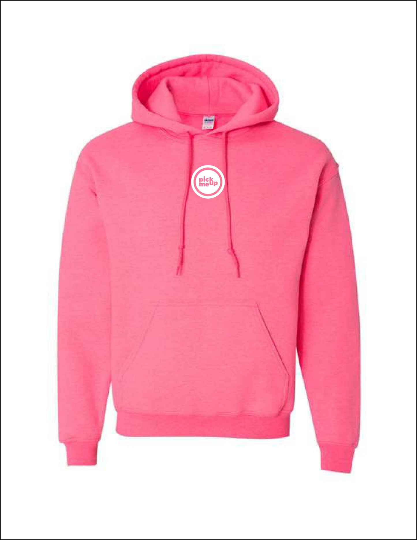 Pick Me Up Centered Logo - BASIC Fleece HOODIE