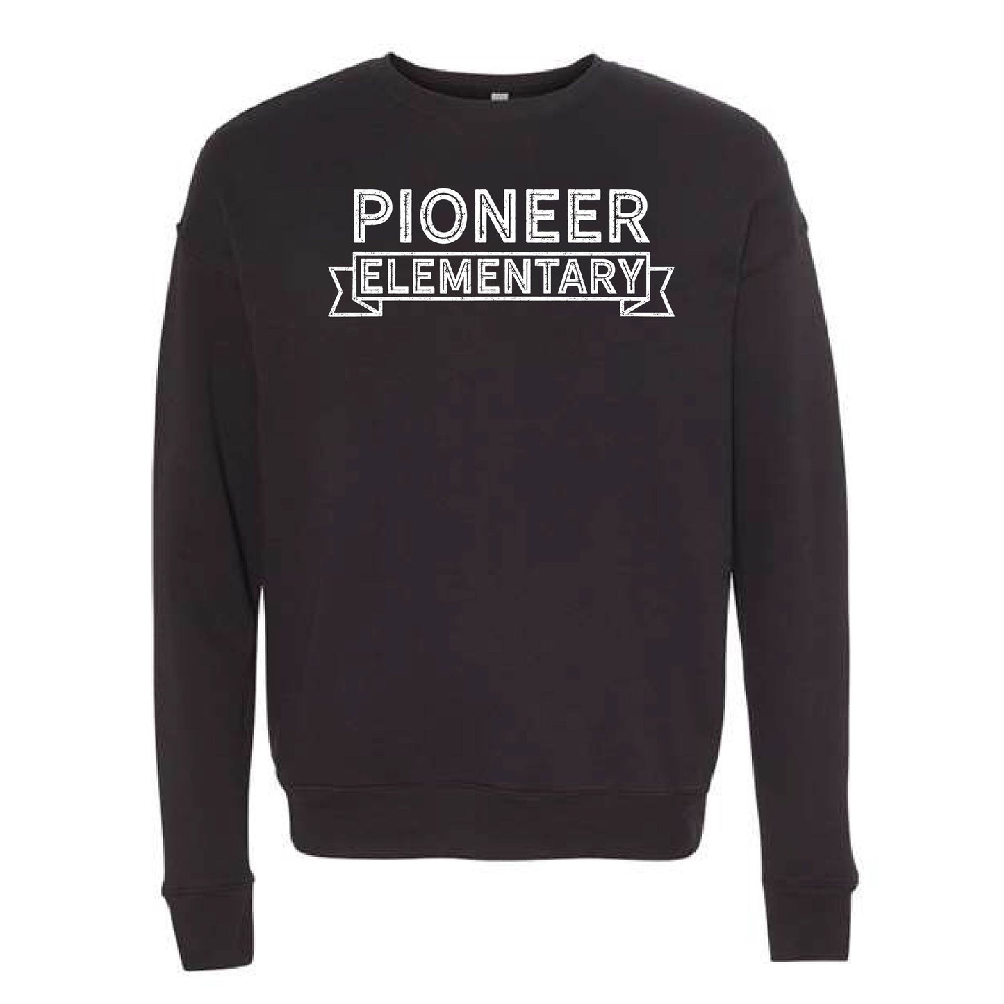 Pioneer Elementary - Banner - BLACK Super Soft Fleece