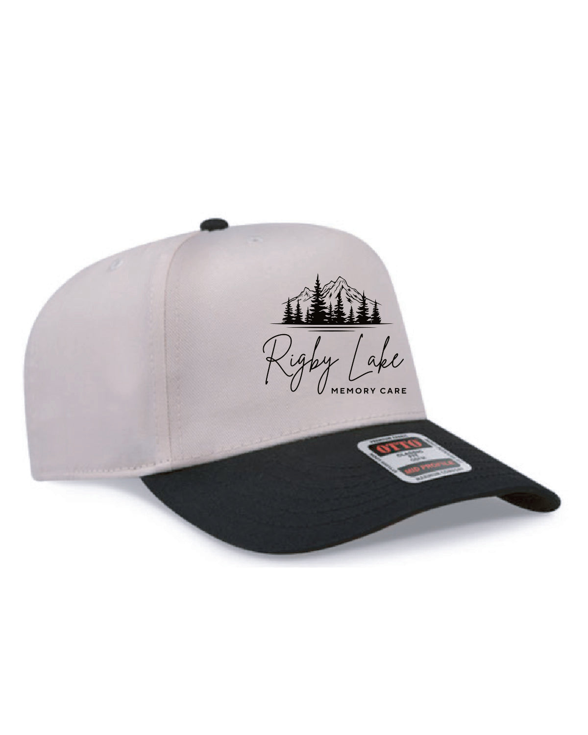 Rigby Lake Memory Care - Embroidered Mountain Scene - Otto Trucker Hat - 31-069