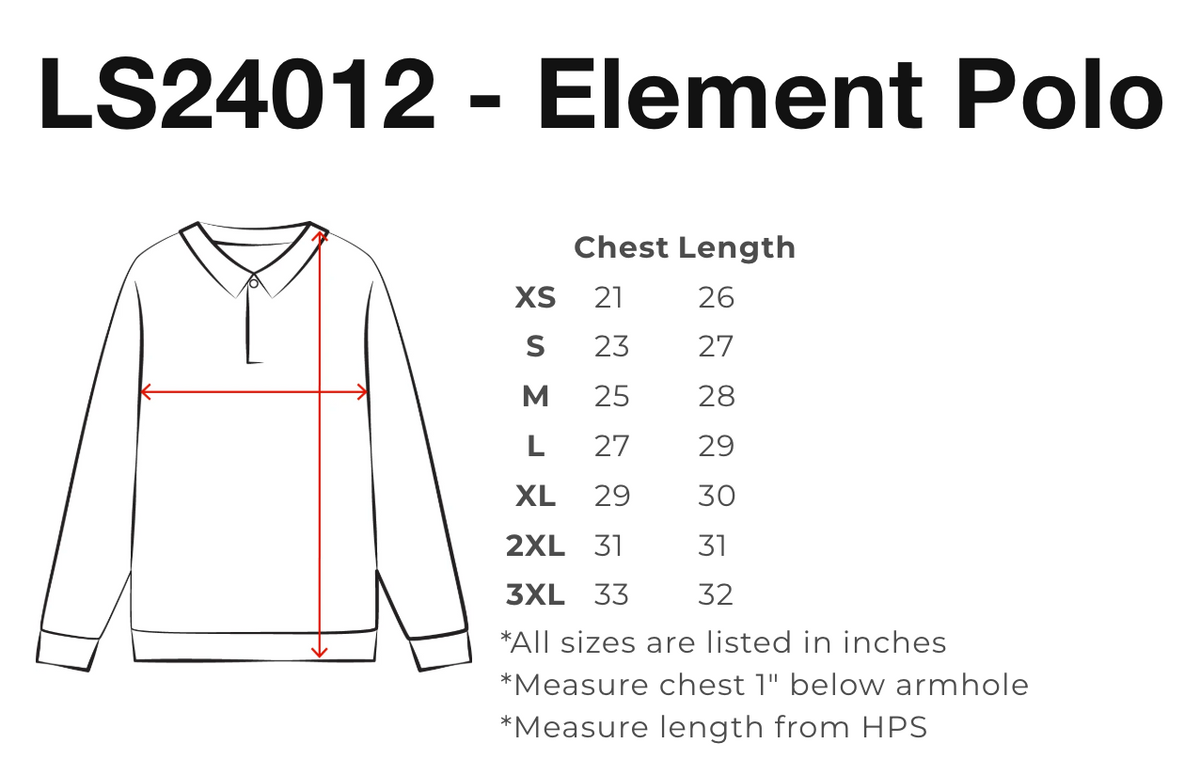 USA Explosion Softball - Element Polo Collar Crewneck - Explosion (Arched) - LS24012