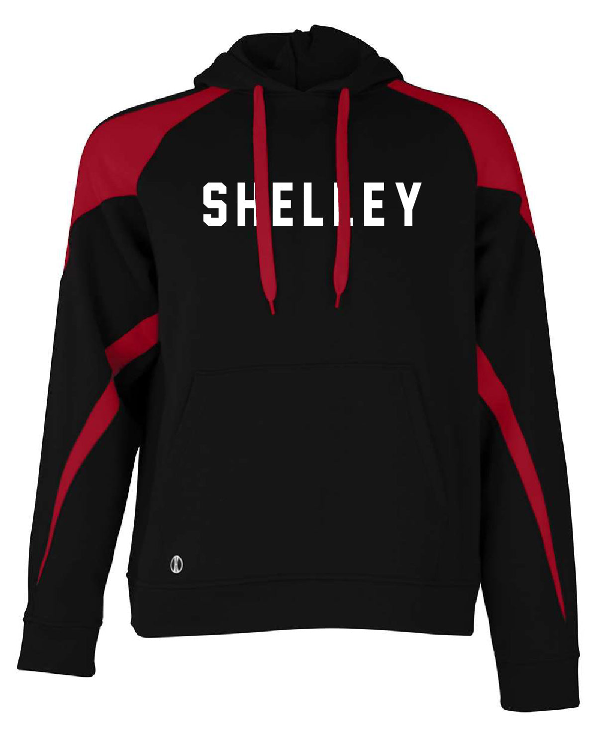 Shelley High School x VAST Apparel - 229546 Athletic Prospect Hoodie - Black/Red - Shelley