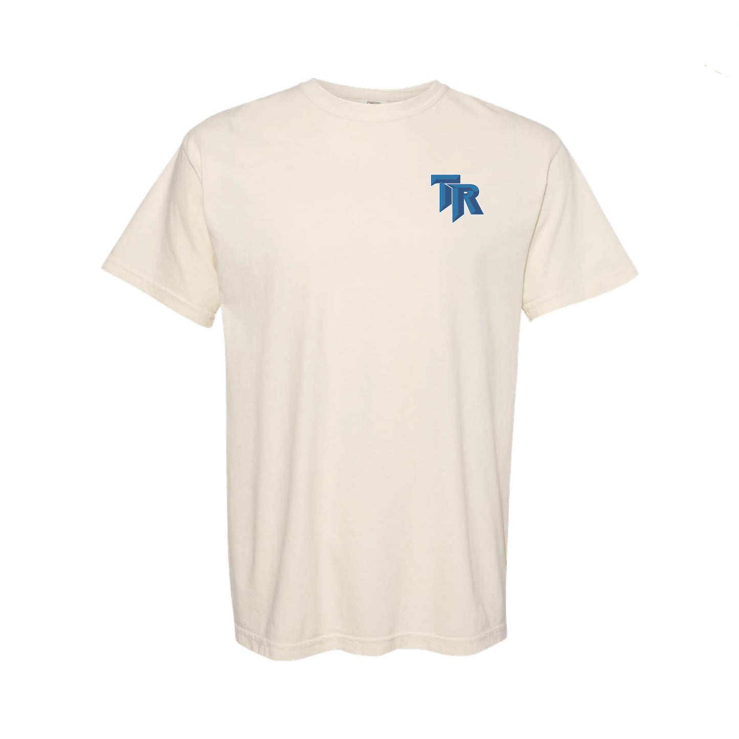 Thunder Ridge Football - TR (pocket) - Rock the Ridge (back) - Ivory Comfort Colors Tee