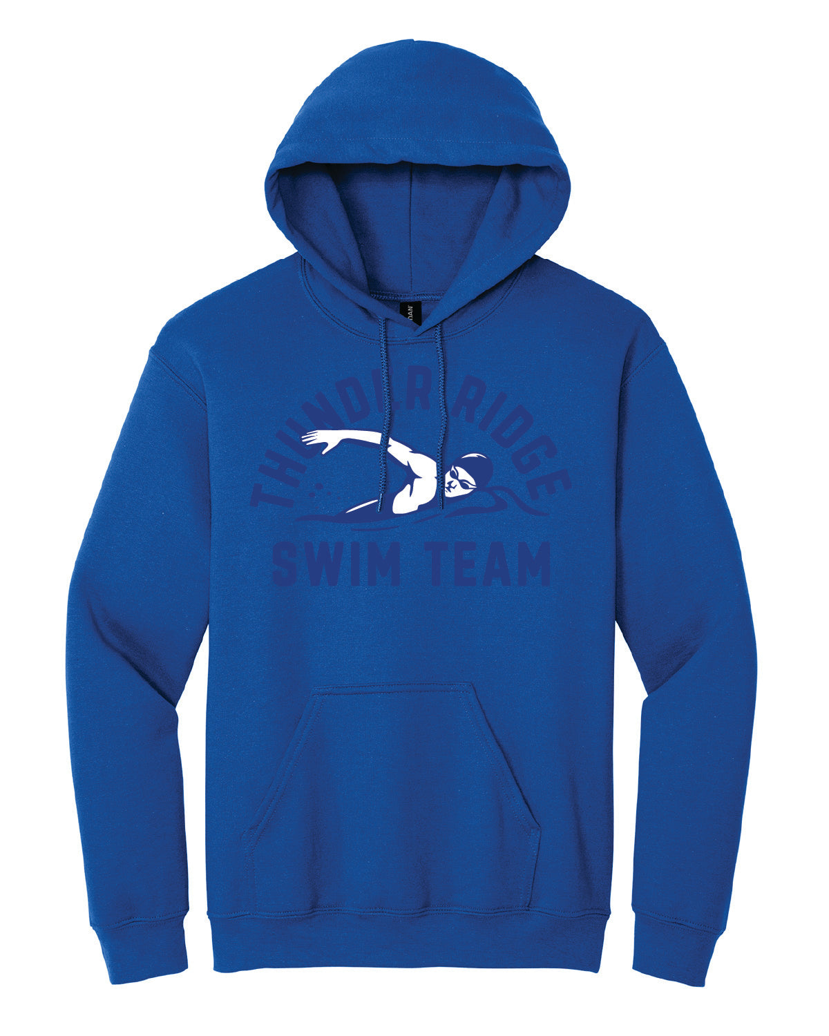 Thunder Ridge Swimming - Printed - Gildan® Heavy Blend™ Hooded Sweatshirt - 18500