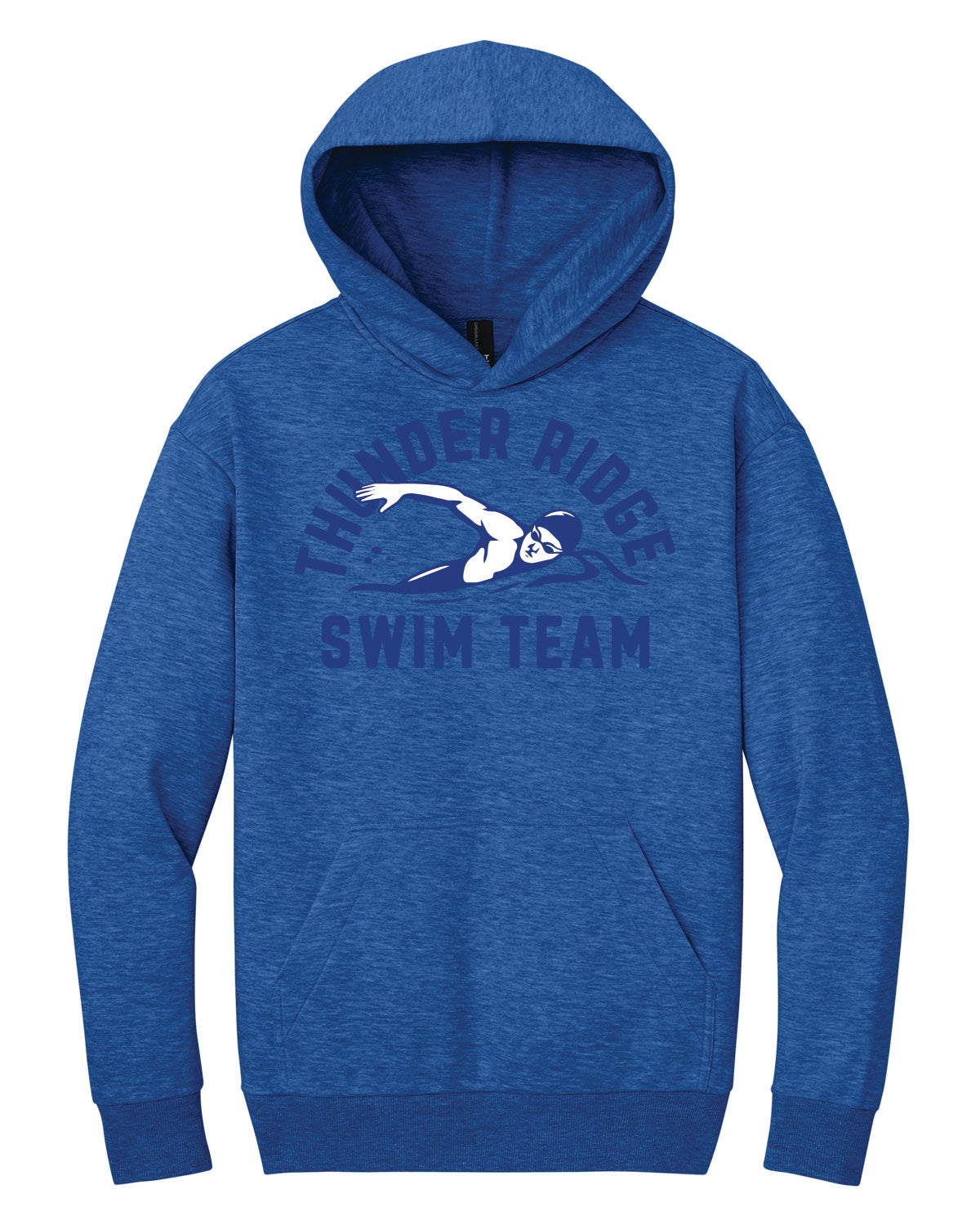 Thunder Ridge Swimming - Printed - District® V.I.T.™ Heavyweight Fleece Hoodie - DT6150