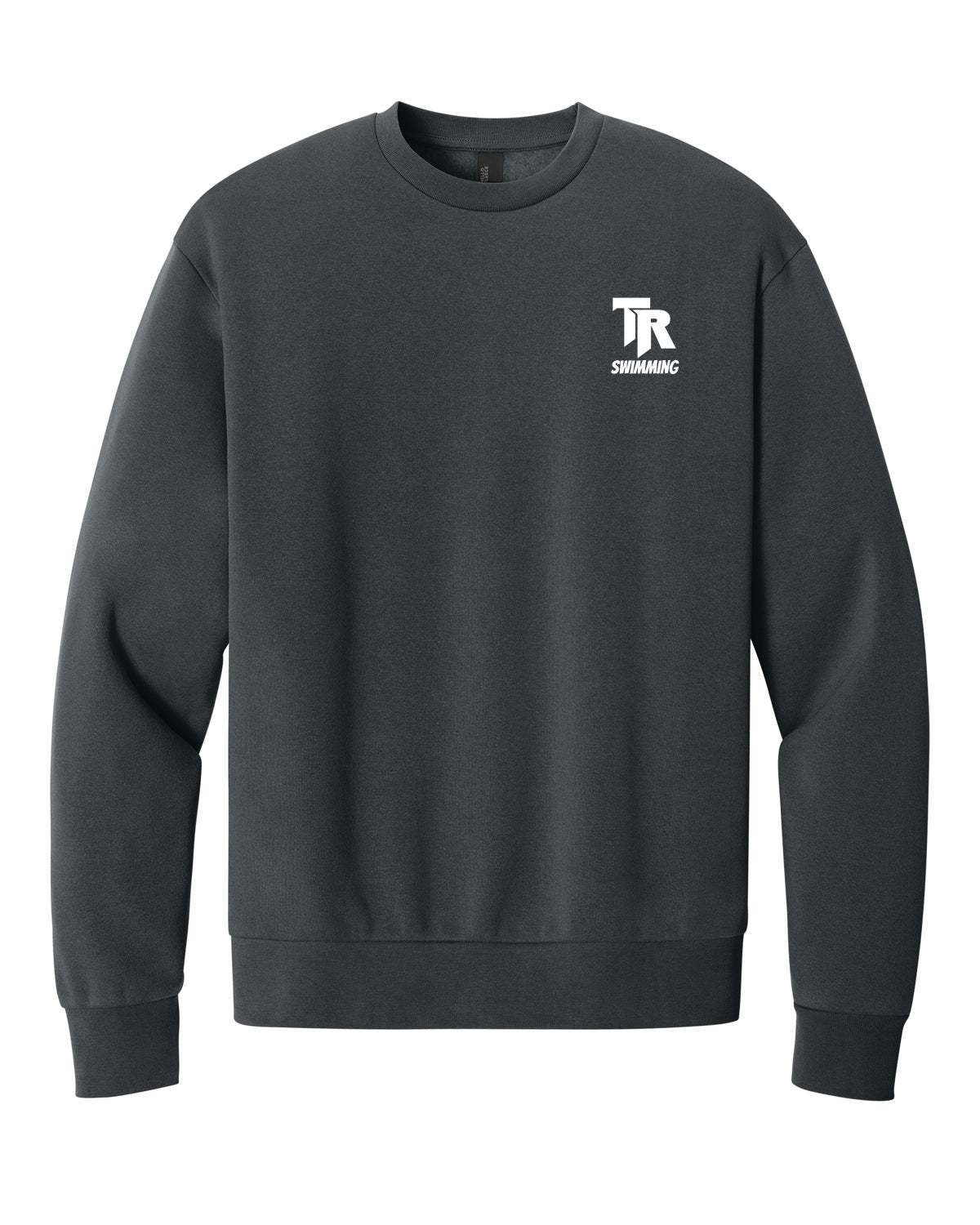 Thunder Ridge Swimming - Embroidered - District® MelloFleece Crew - DT6704