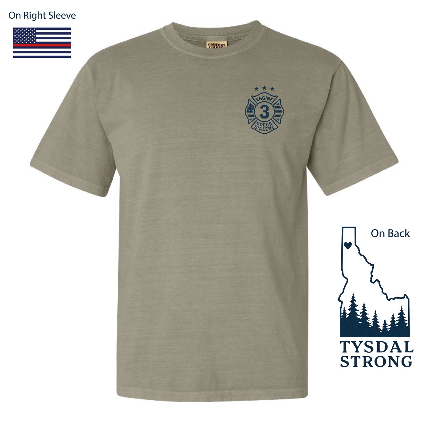 Tysdal Strong - Comfort Colors Tee