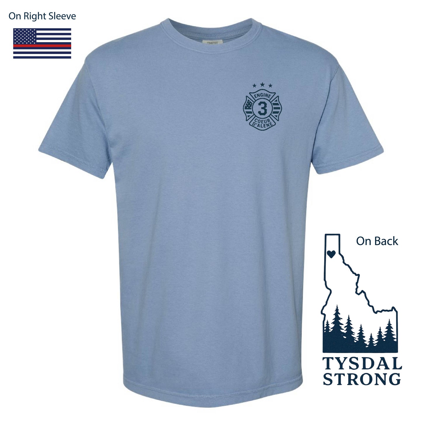 Tysdal Strong - YOUTH Comfort Colors Tee