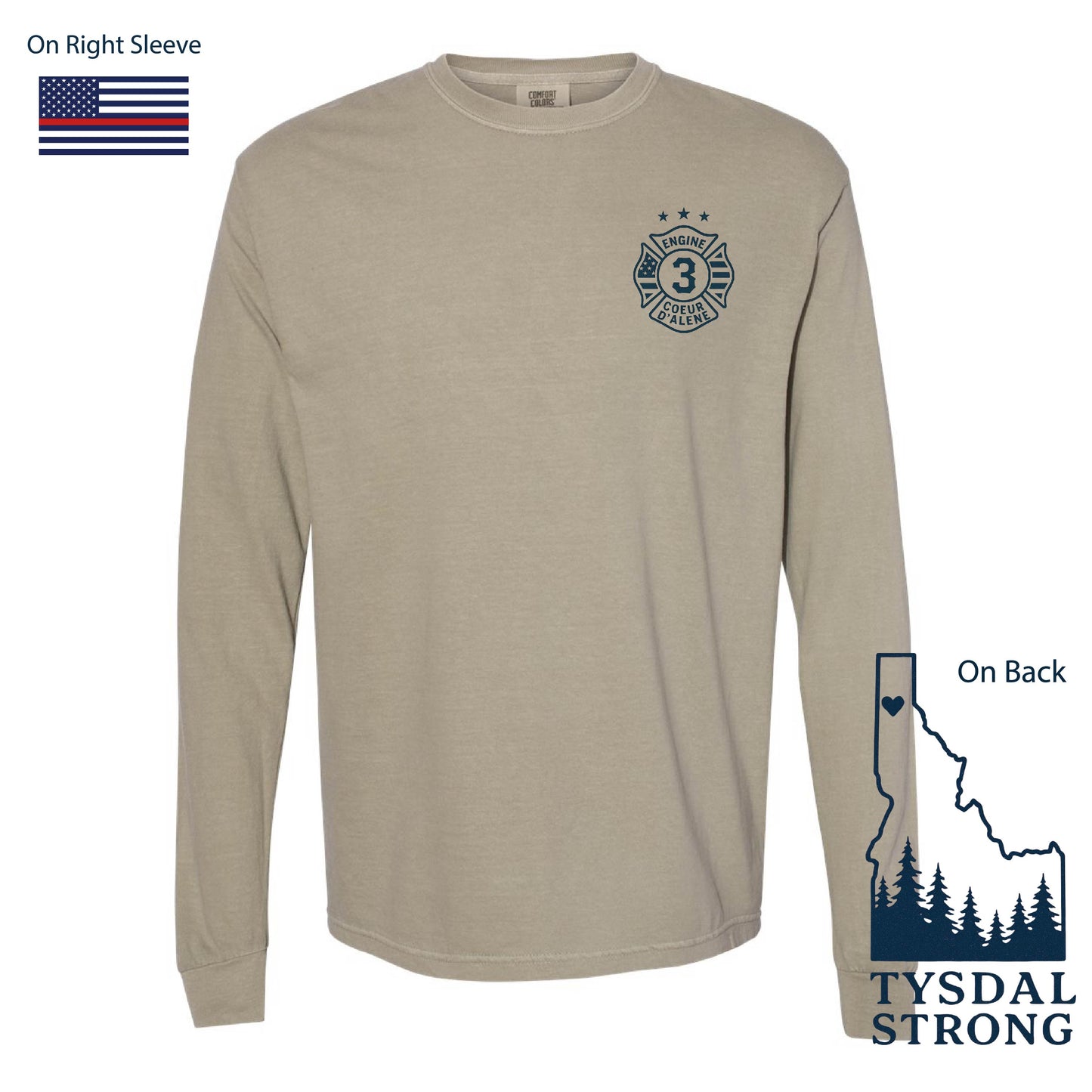 Tysdal Strong - Comfort Colors Long Sleeve