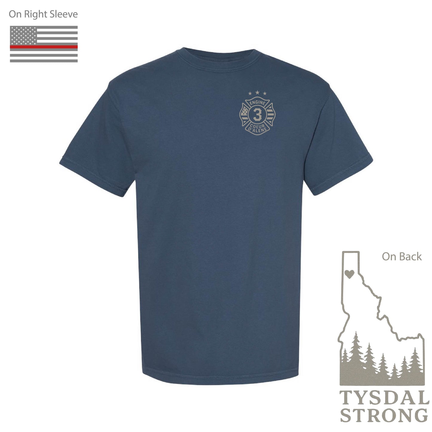 Tysdal Strong - Comfort Colors Tee