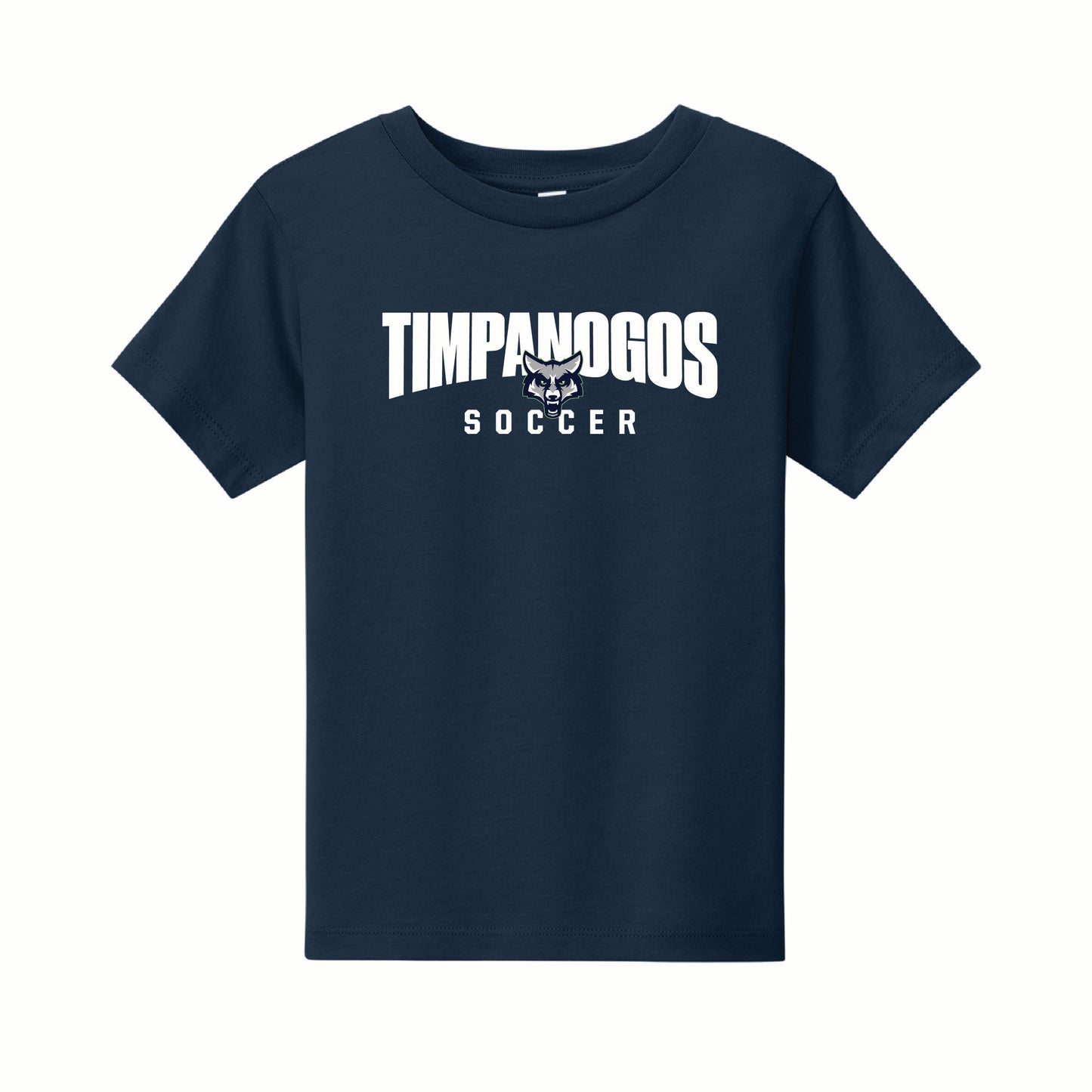 Timpanogos Soccer - Kids Bella Canvas Tee - Large Printed Logo