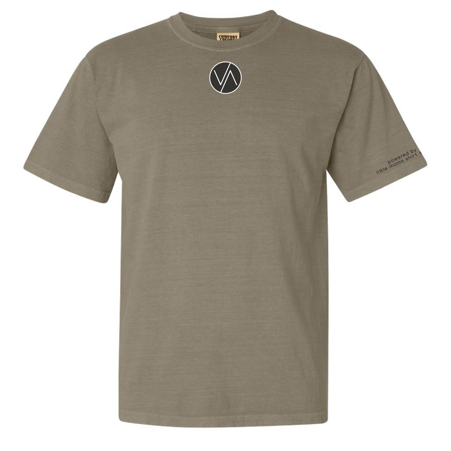 Centered Mini Circle Logo - Comfort Colors Tee