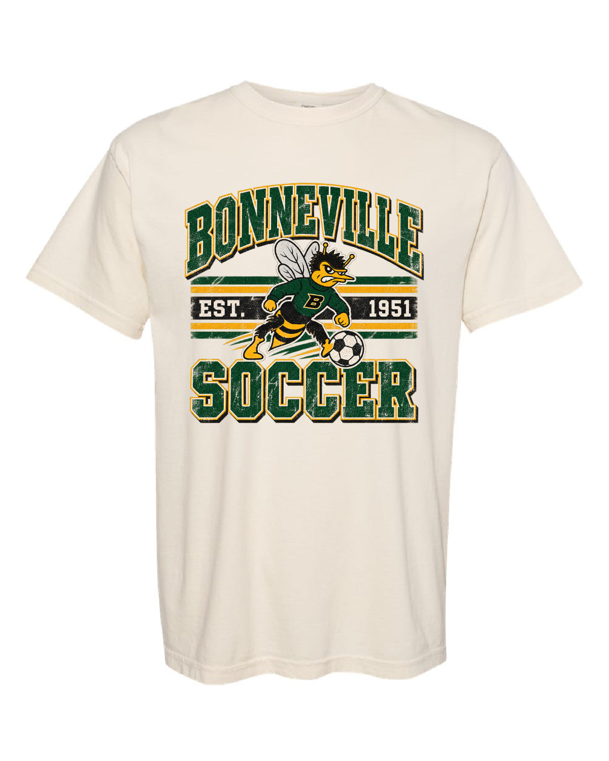 Bonneville Soccer - Comfort Colors Tee - Bonneville Soccer Est 1951