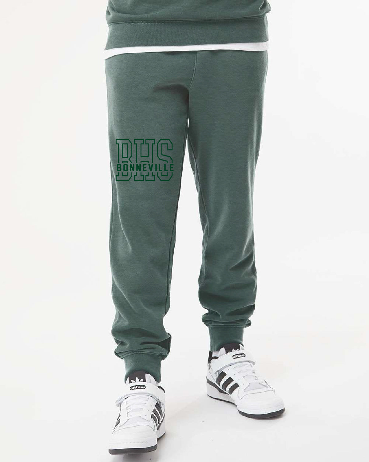 Bonneville Soccer - PRM50PTPD - Alpine Green Pigment Sweatpants - BHS Outline - Bonneville (Copy)