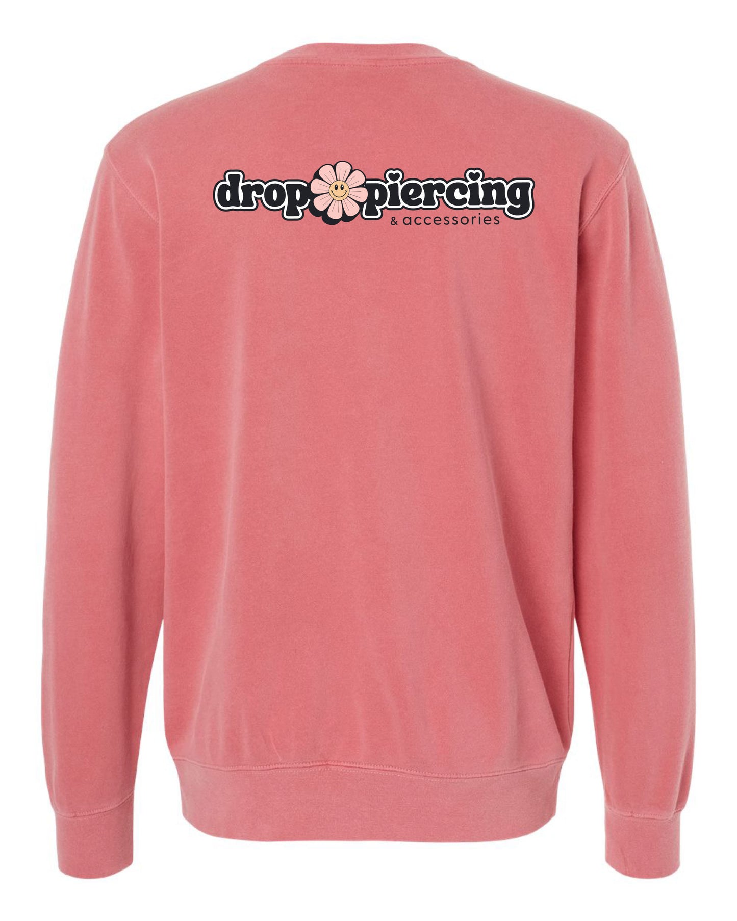 Drop Piercing - Logo - Pigment Crewneck