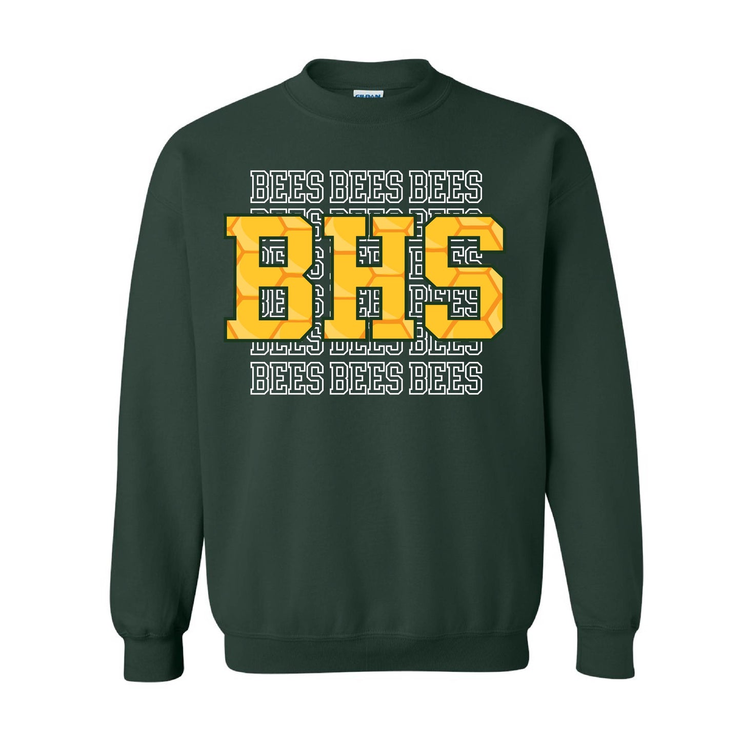 BHS Bees - Dark Green BASIC Fleece