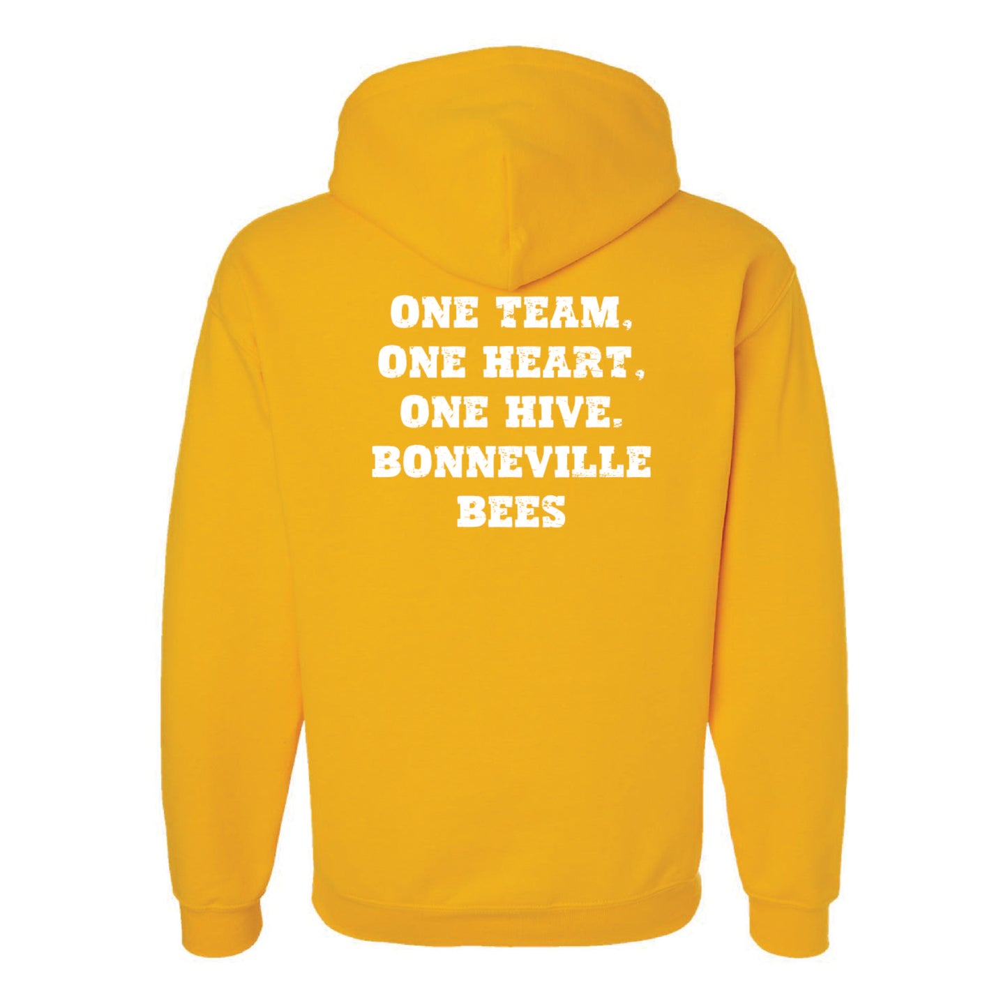 Bonneville Soccer Fan Gear - One Team, One Heart - Gildan Hoodie