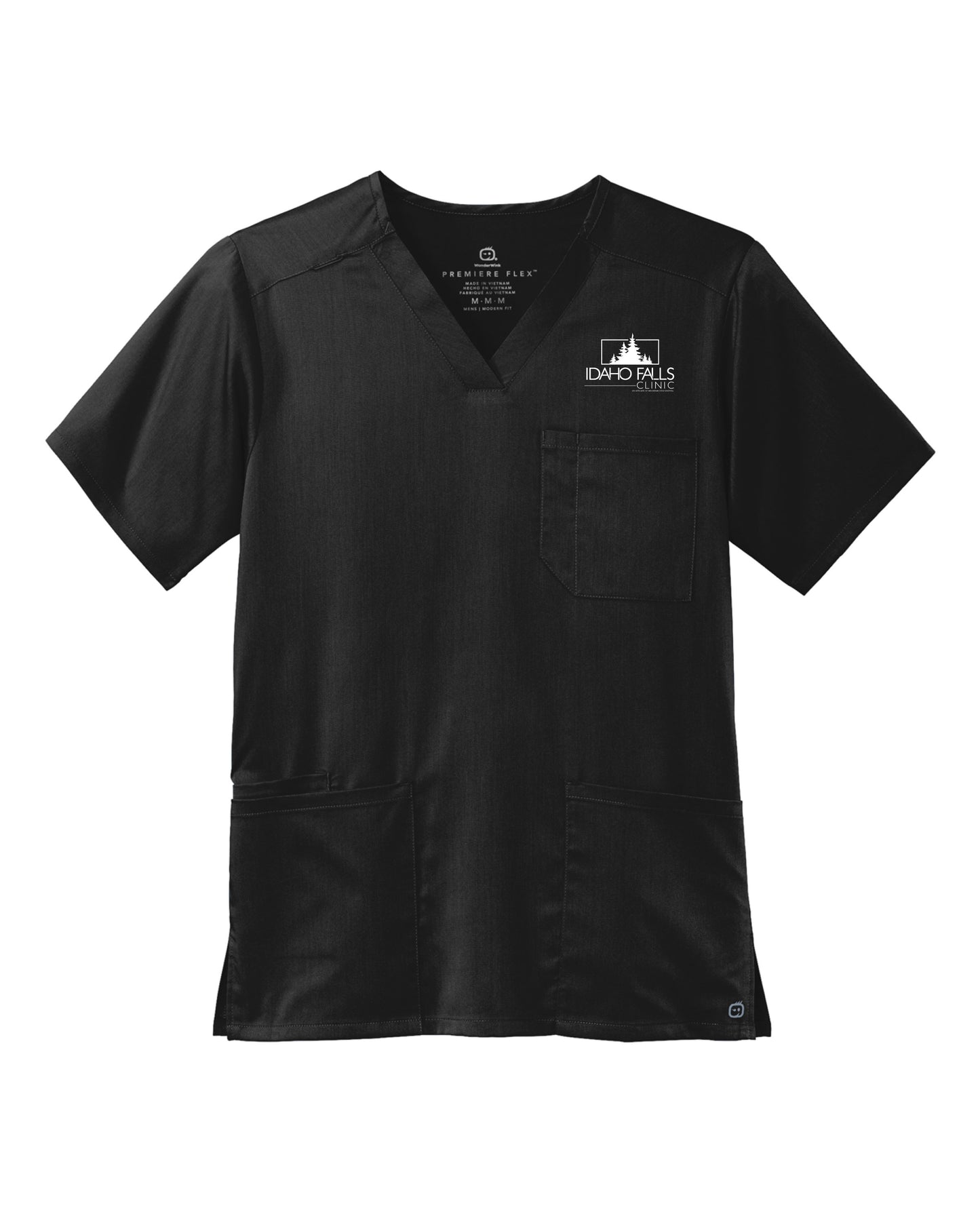 Idaho Falls Clinic (pocket) - PREMIUM Scrubs Men's Premiere Flex V-neck Top