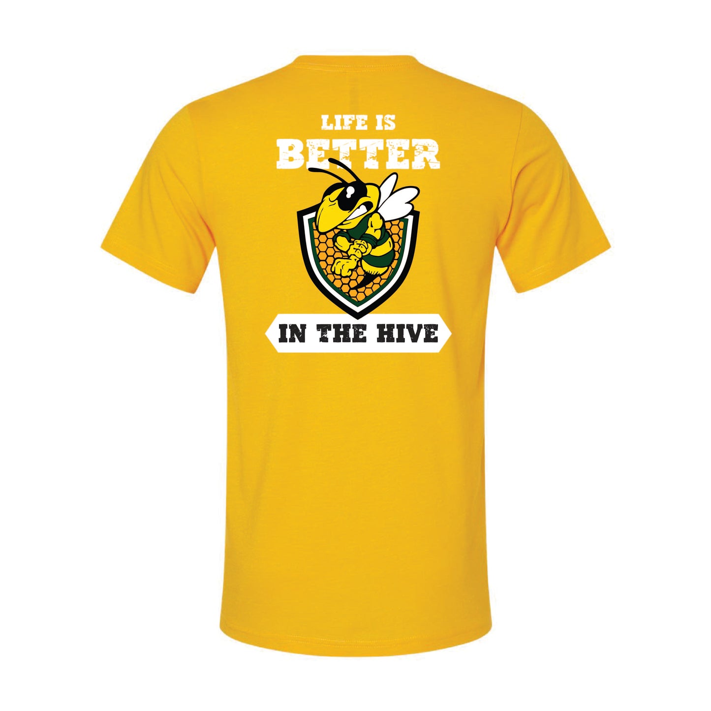 Bonneville Soccer Fan Gear - Life is Better in the Hive - Bella Canvas Tee