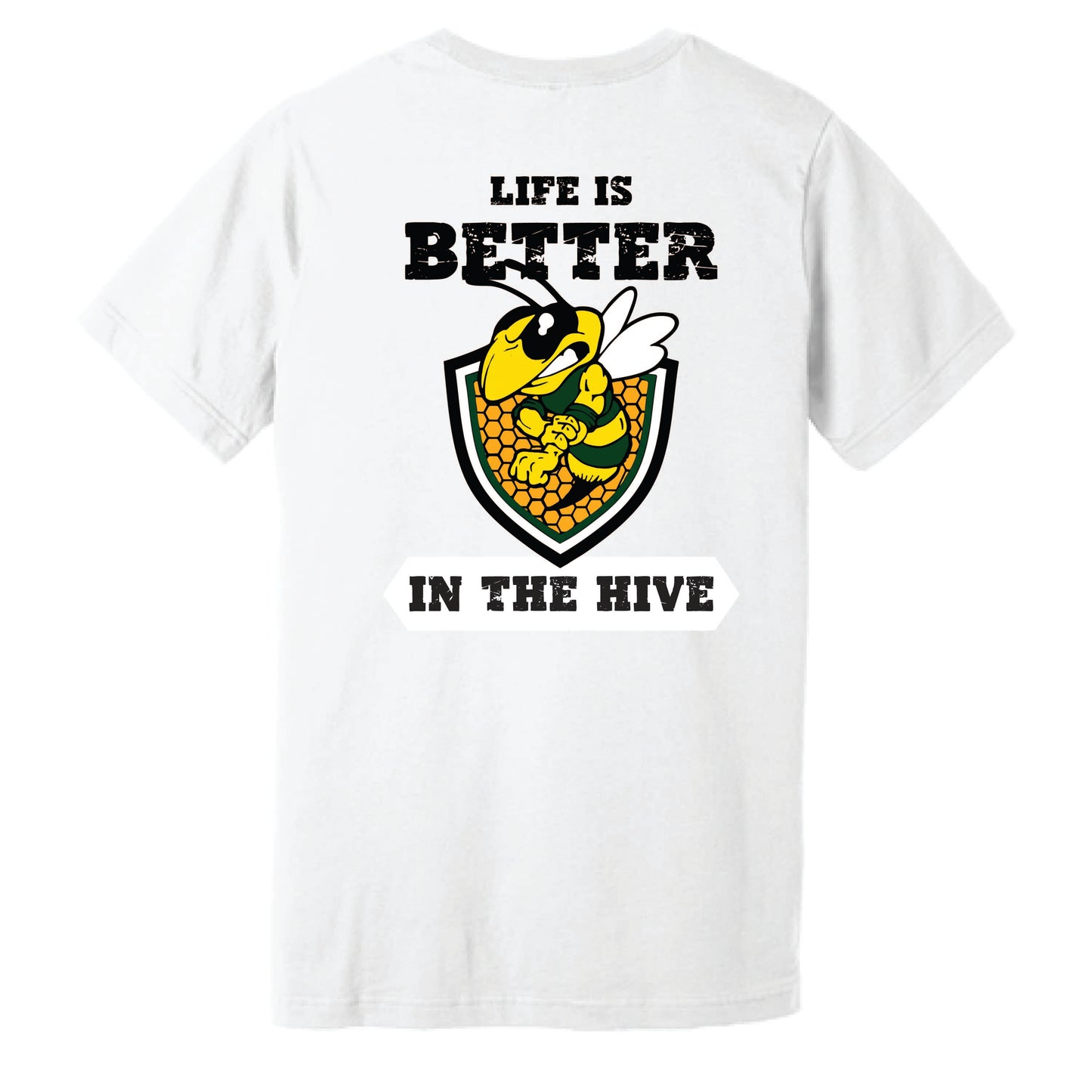 Bonneville Soccer Fan Gear - Life is Better in the Hive - Bella Canvas Tee