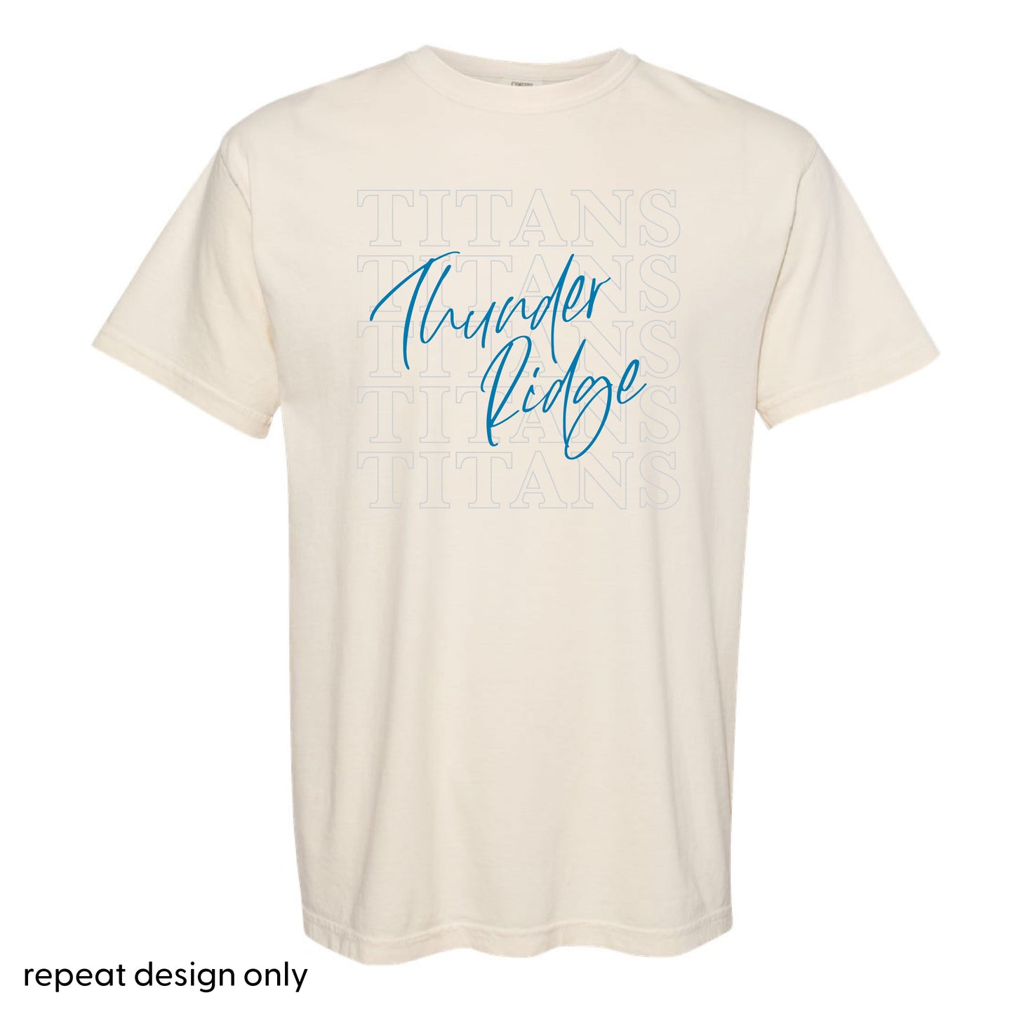 Thunder Ridge Titans - 5 Repeat - Ivory Comfort Colors Tee