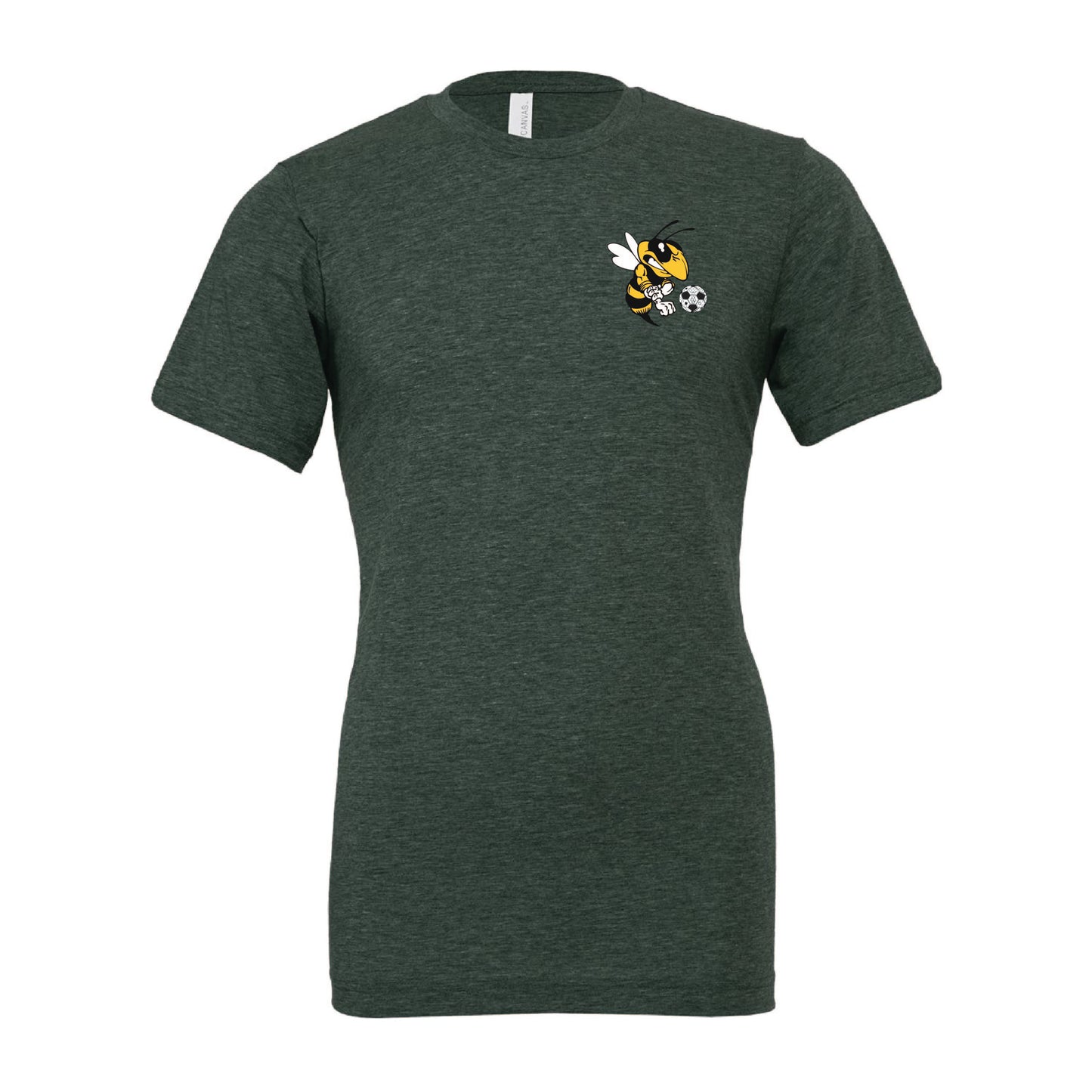 Bonneville Soccer Fan Gear - Soccer Ball - Bella Canvas Tee