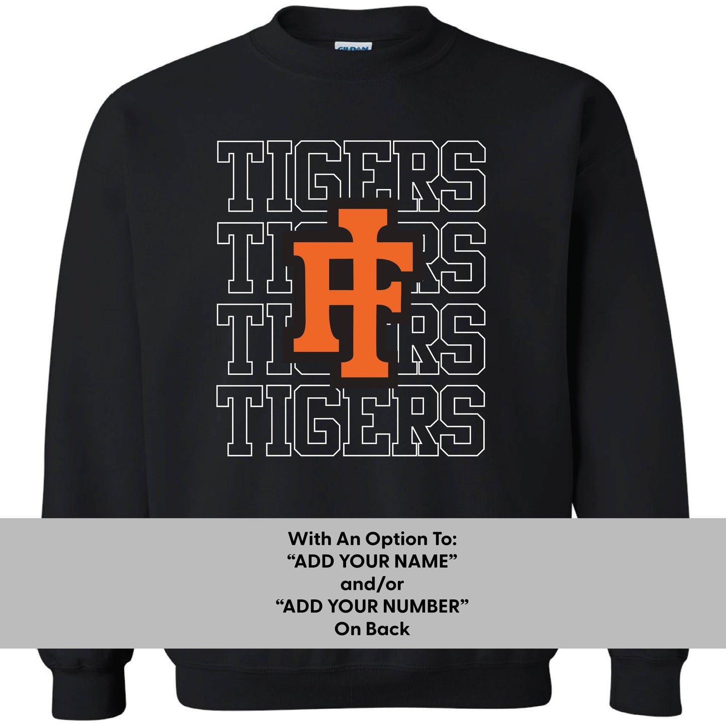 Idaho Falls Tigers x4 - Black BASIC Fleece