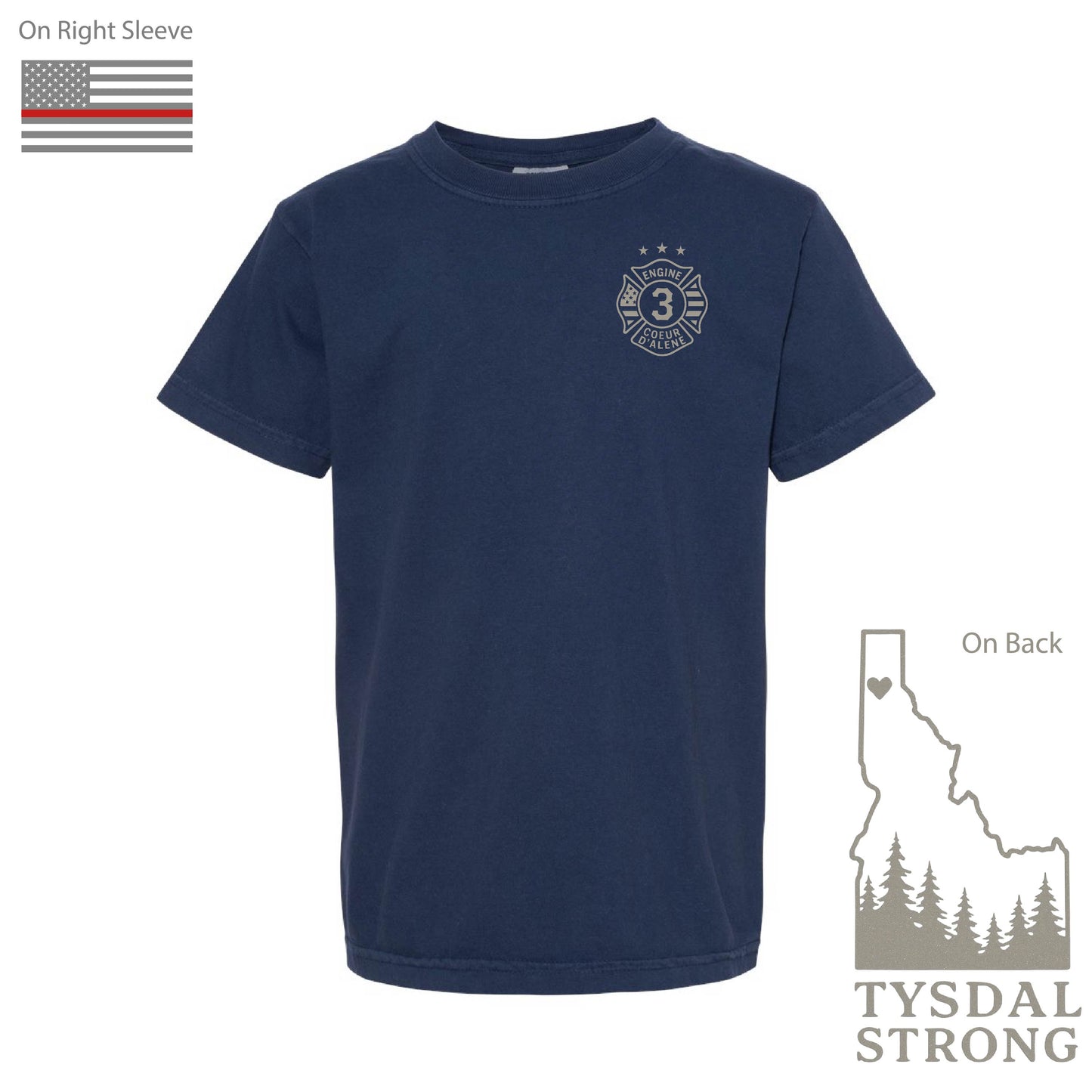 Tysdal Strong - YOUTH Comfort Colors Tee