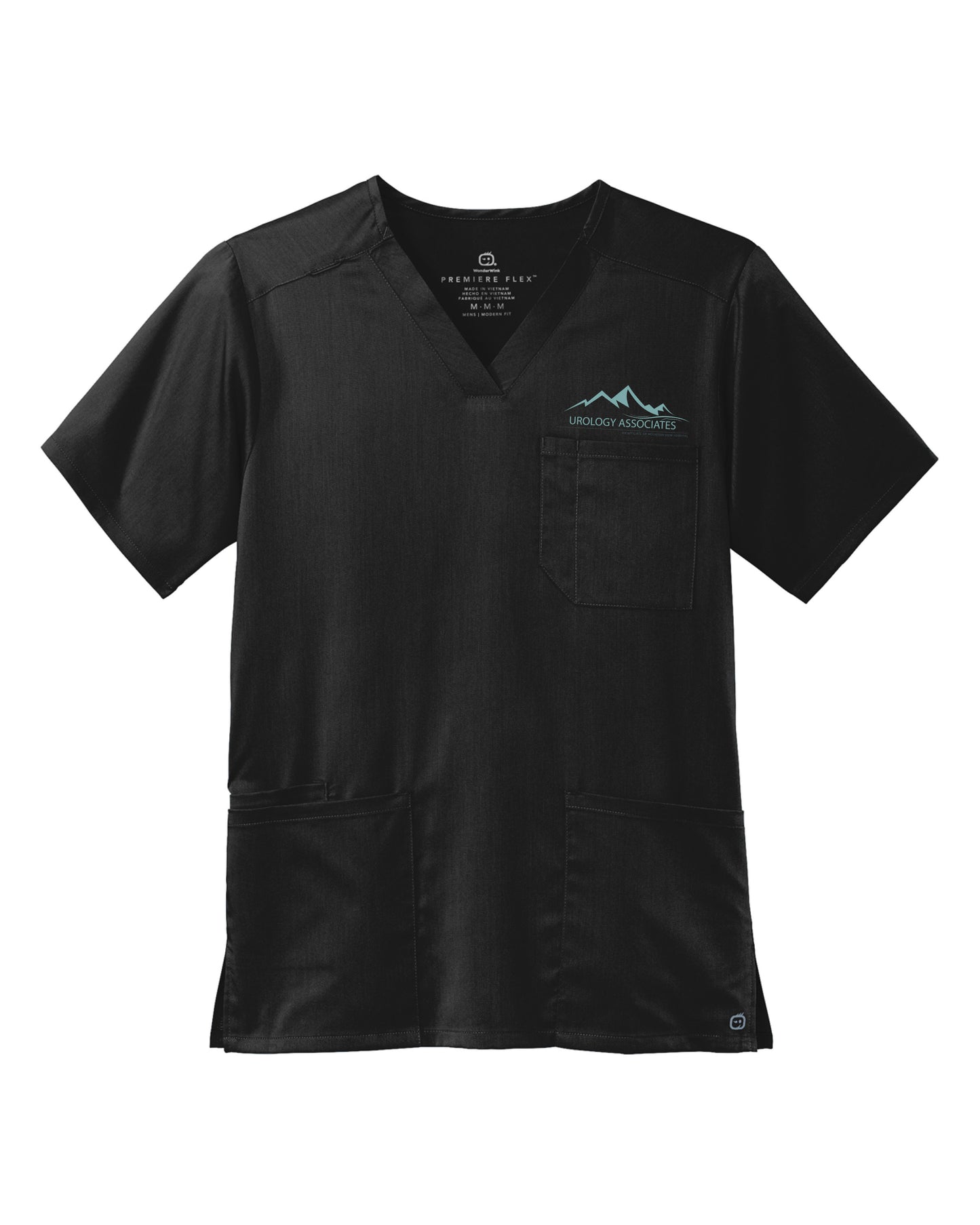 Urology Associates - PREMIUM Scrubs Men's Premiere Flex V-neck Top