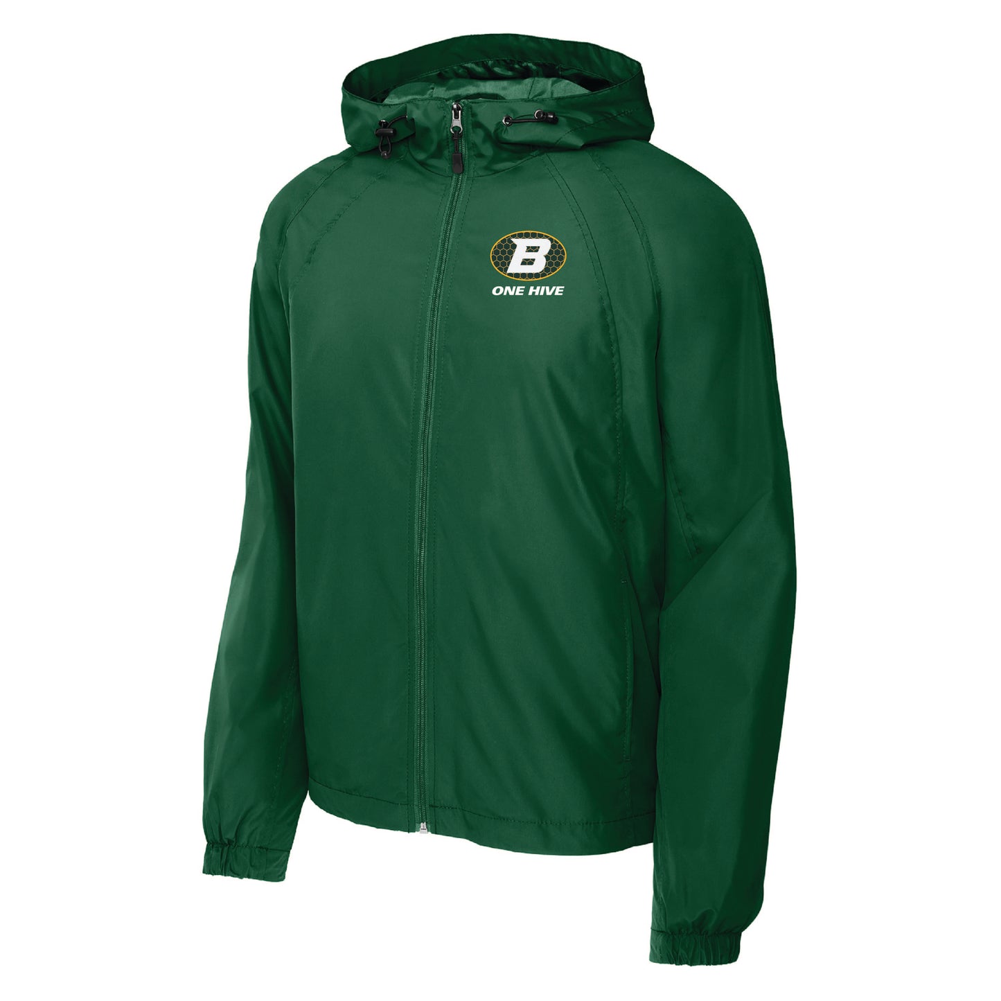 Bonneville Soccer Fan Gear - One Hive - Sport Tek Zip up - EMBROIDERED
