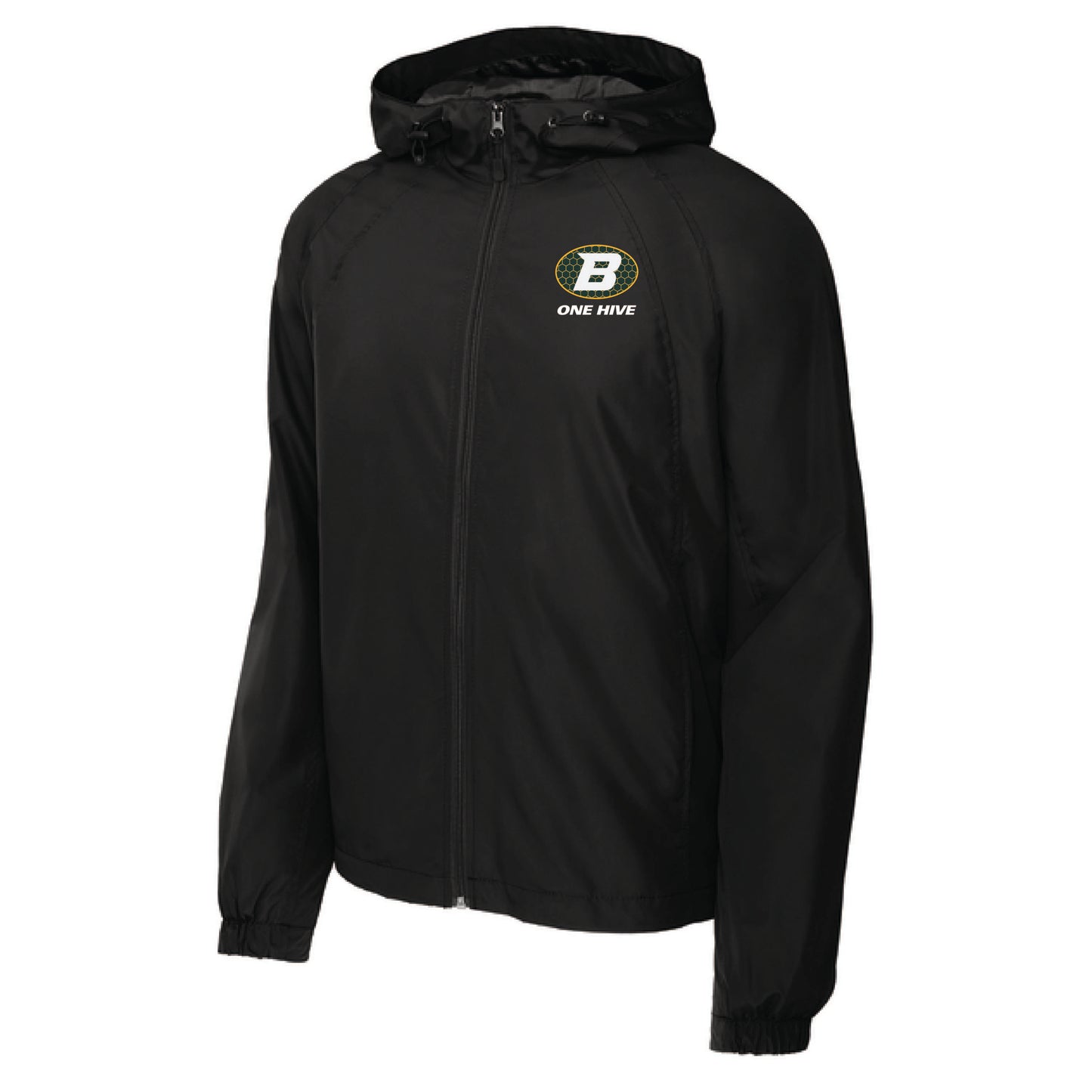 Bonneville Soccer Fan Gear - One Hive - Sport Tek Zip up - EMBROIDERED