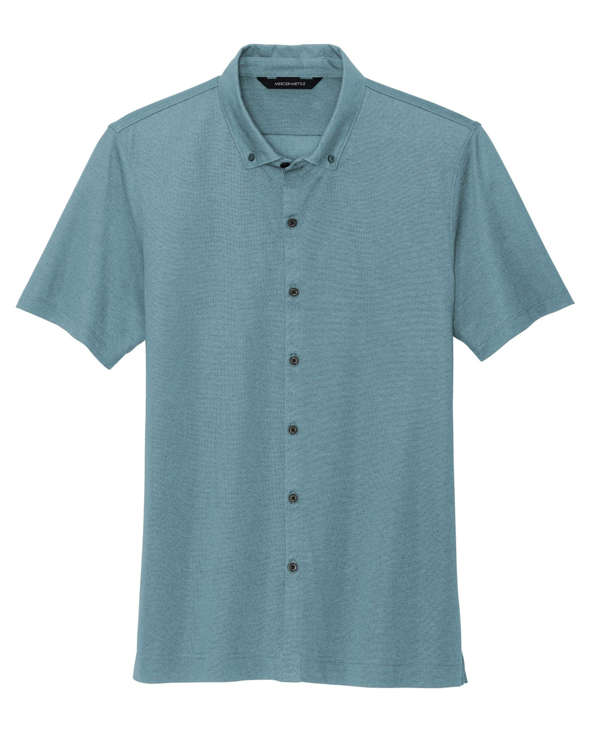 Mercer+Mettle® Stretch Pique Full-Button Polo - MM1006