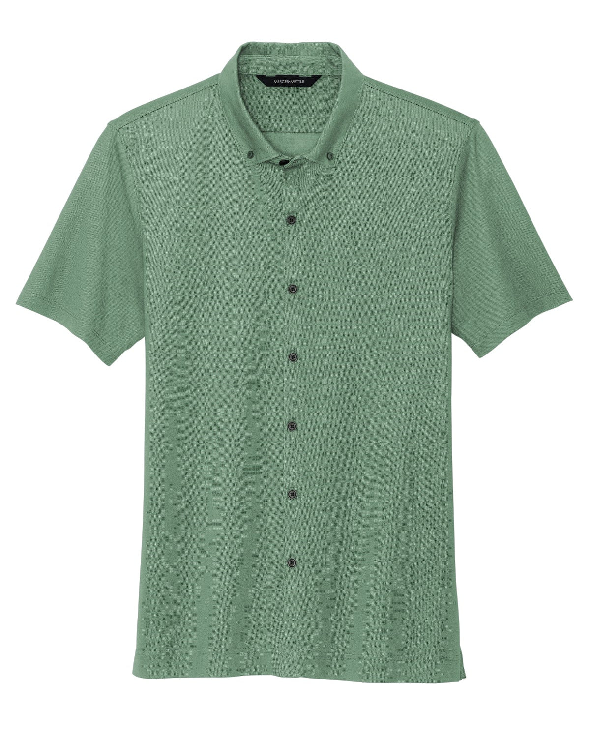 Mercer+Mettle® Stretch Pique Full-Button Polo - MM1006