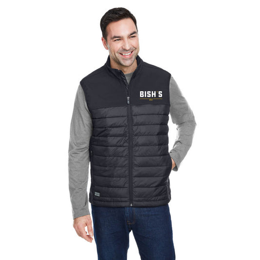 5318 Dri Duck Men's Summit Puffer Body Softshell Vest