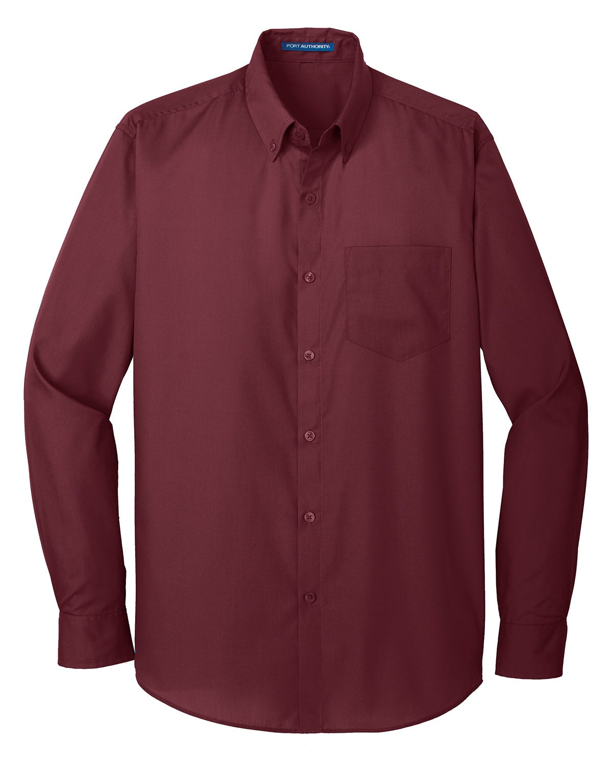Port Authority® Long Sleeve Carefree Poplin Shirt - W100