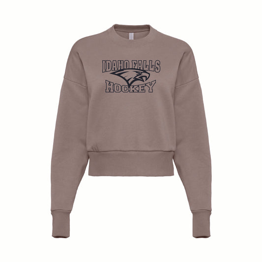 IFYHA -Premium Crop Crew  NL9087 Women's Heavyweight Crewneck Sweatshirt