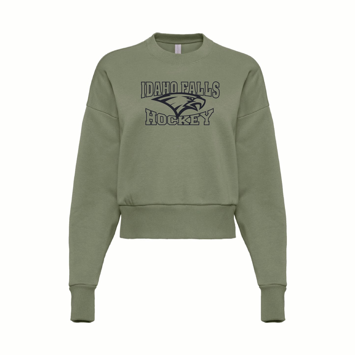 IFYHA -Premium Crop Crew  NL9087 Women's Heavyweight Crewneck Sweatshirt