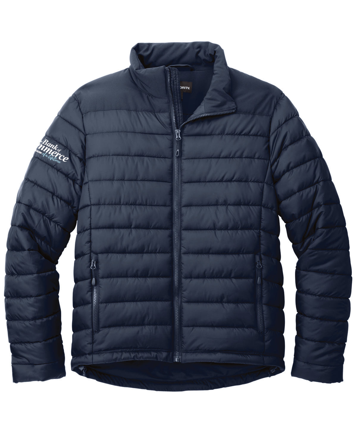 Bank of Commerce - Embroidered Sleeve and Back - Port Authority Puffy Jacket -  J364