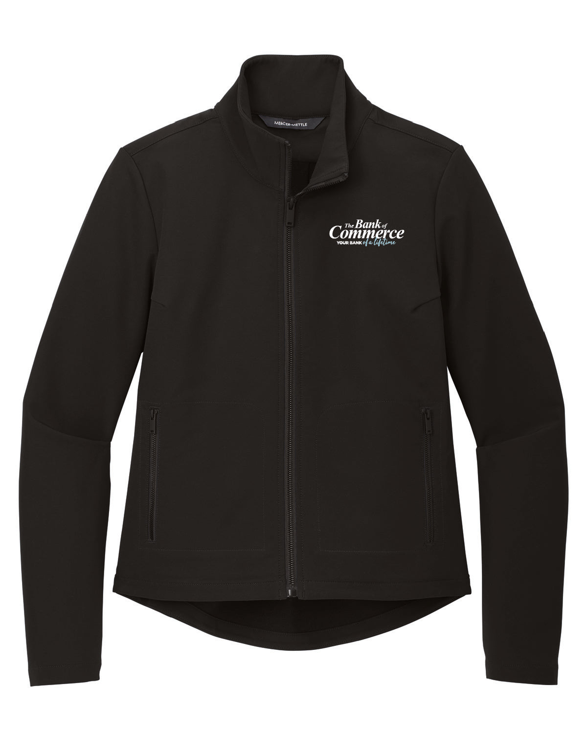 Bank of Commerce - Embroidered Pocket - WOMENS Mercer+Mettle Soft Shell Jacket - MM7103