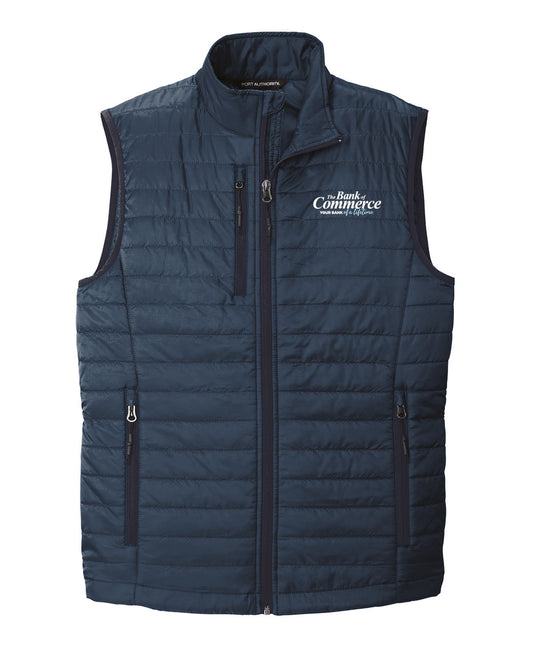 Bank of Commerce - Embroidered Pocket - MENS Port Authority Puffy Vest - J851