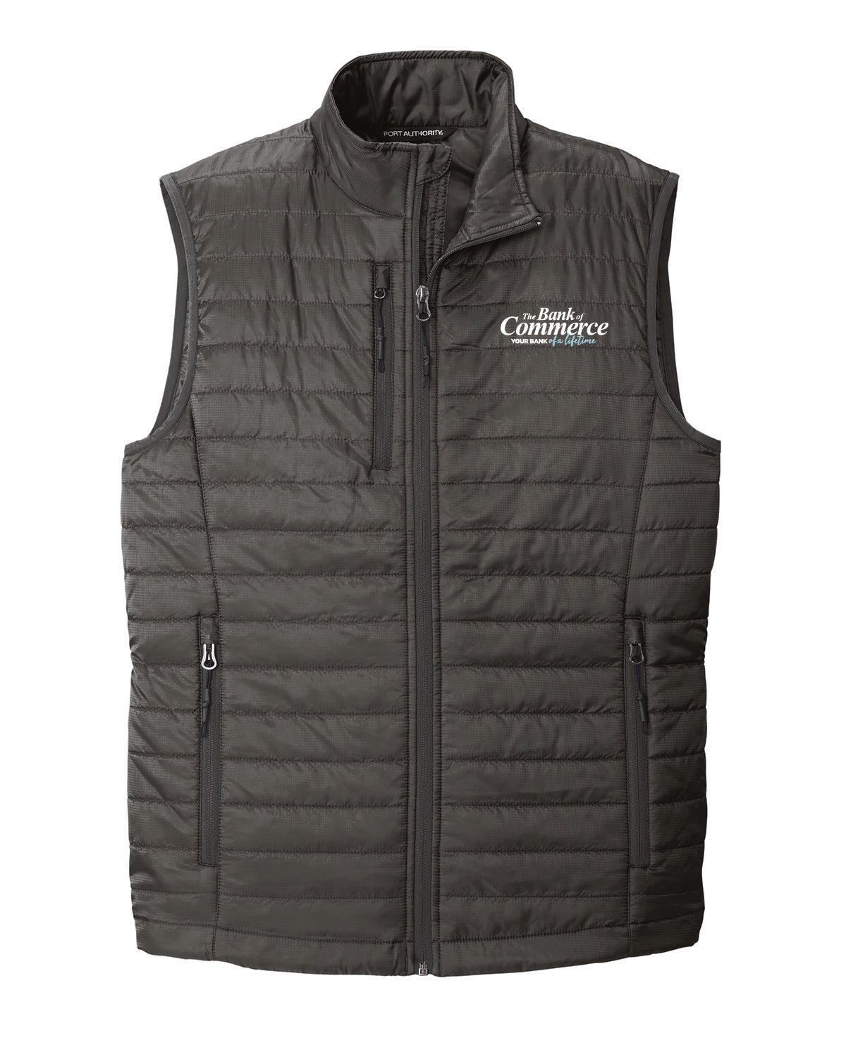 Bank of Commerce - Embroidered Pocket - MENS Port Authority Puffy Vest - J851
